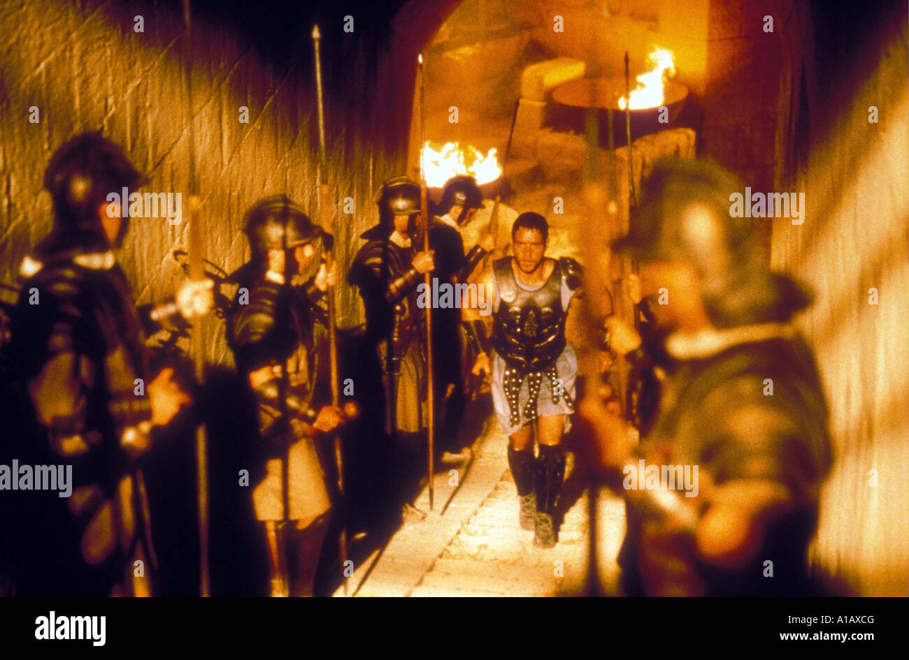 Jahr 2000 Regisseur Ridley Scott Russell Crowe in Gladiator Stockfoto