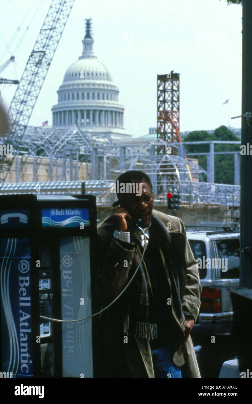 Da kam eine Spinne Jahr 2000 Regisseur Lee Tamahori Morgan Freeman Stockfoto