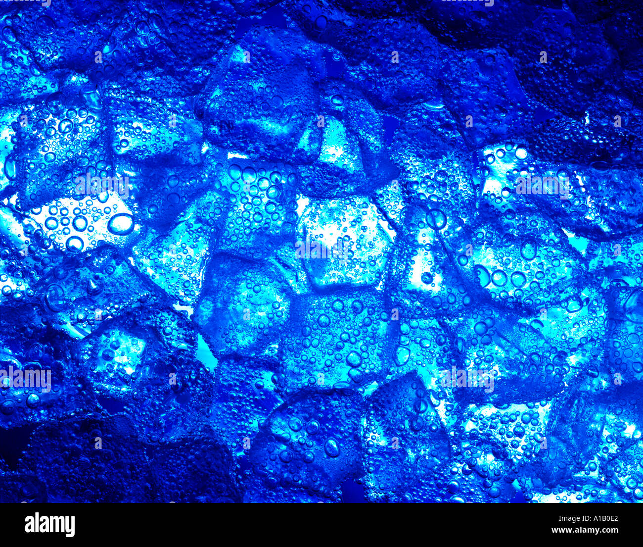 Blue Ice Stockfoto
