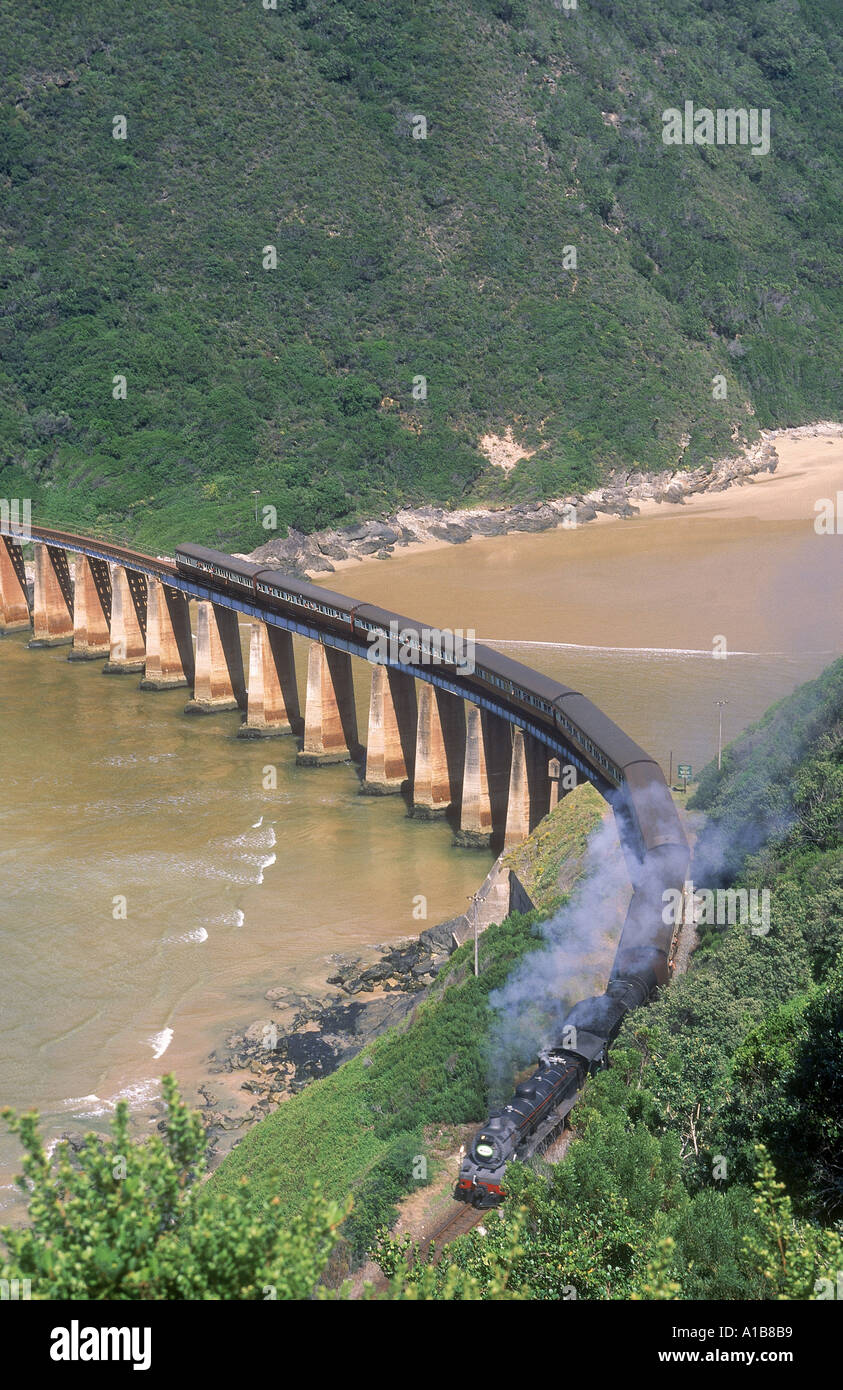 Der Outeniqua Choo-Tjoe Zug-Südafrika eine Evrard Stockfoto