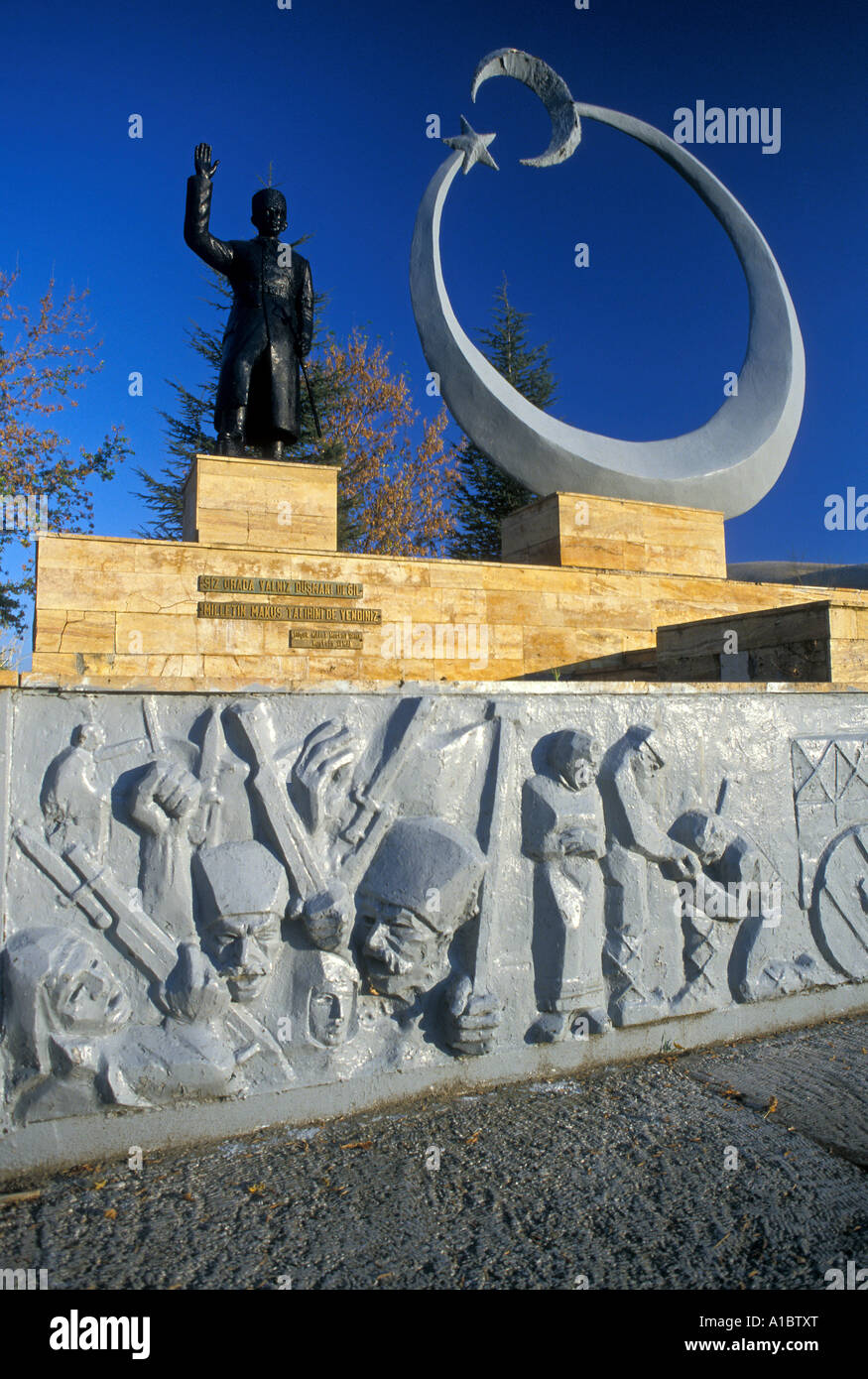 Inonu türkische Unabhängigkeit War Memorial Eskisehir Türkei Stockfoto