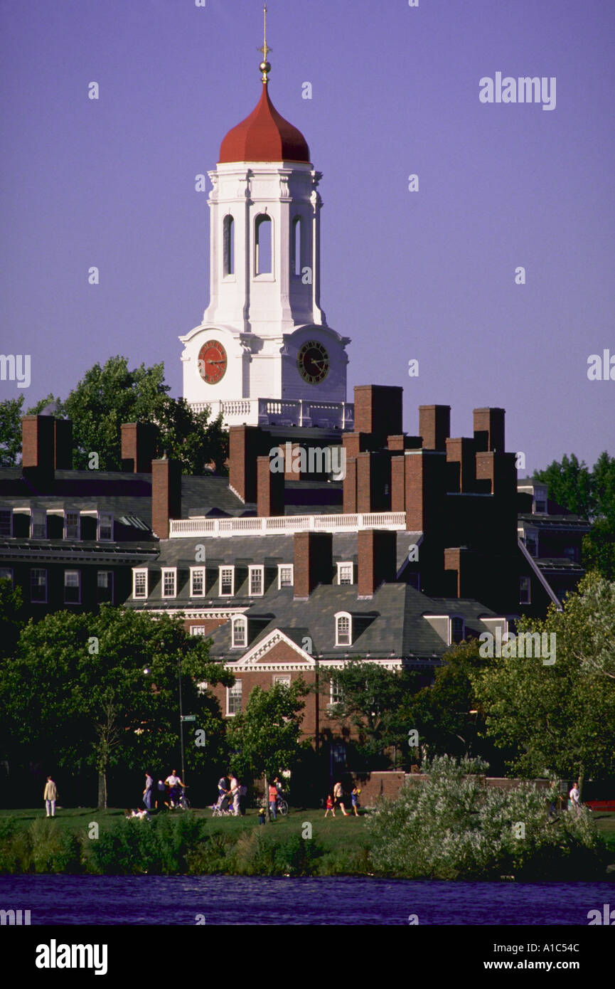 Harvard University Dunster House auf den Charles River in Cambridge, Massachusetts Stockfoto