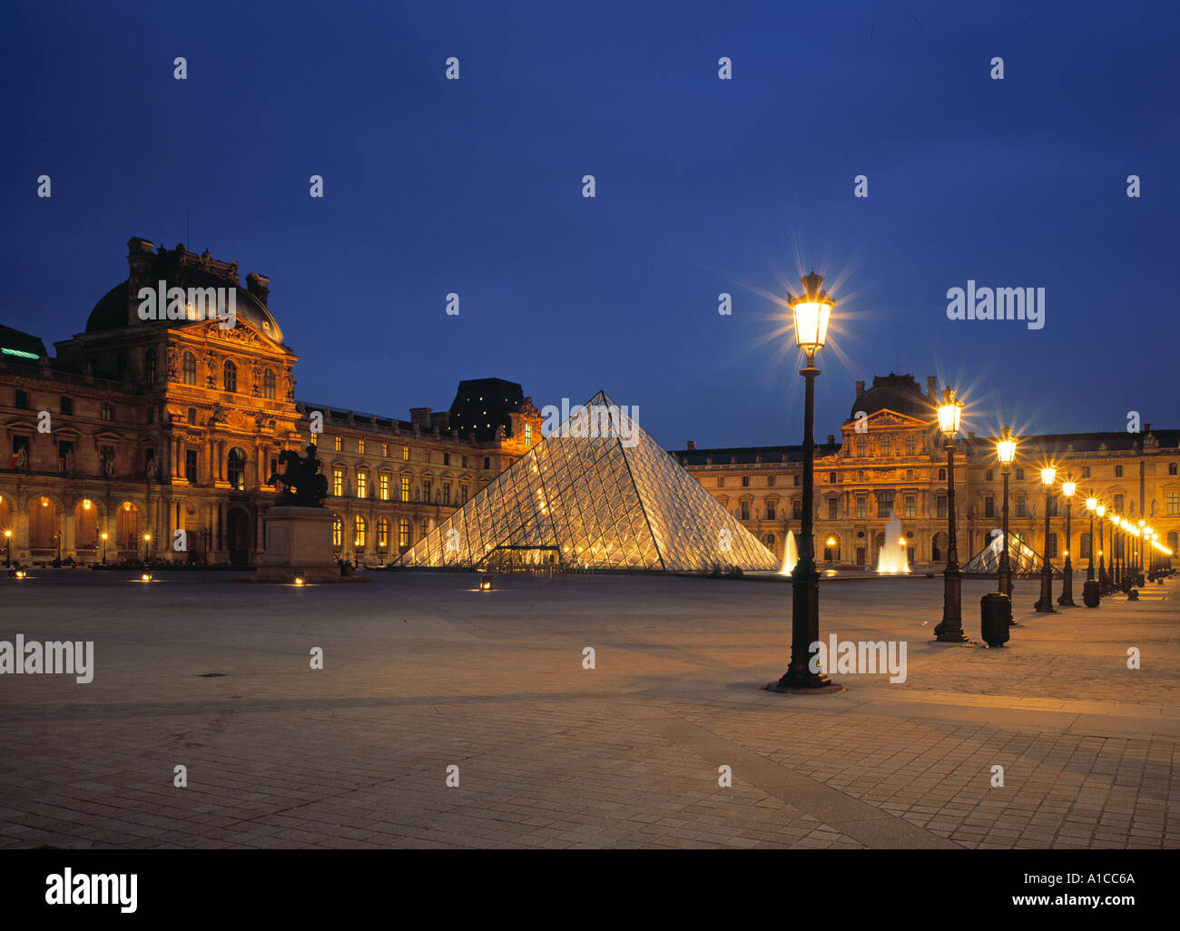 Le Louvre, Paris, Frankreich Stockfoto