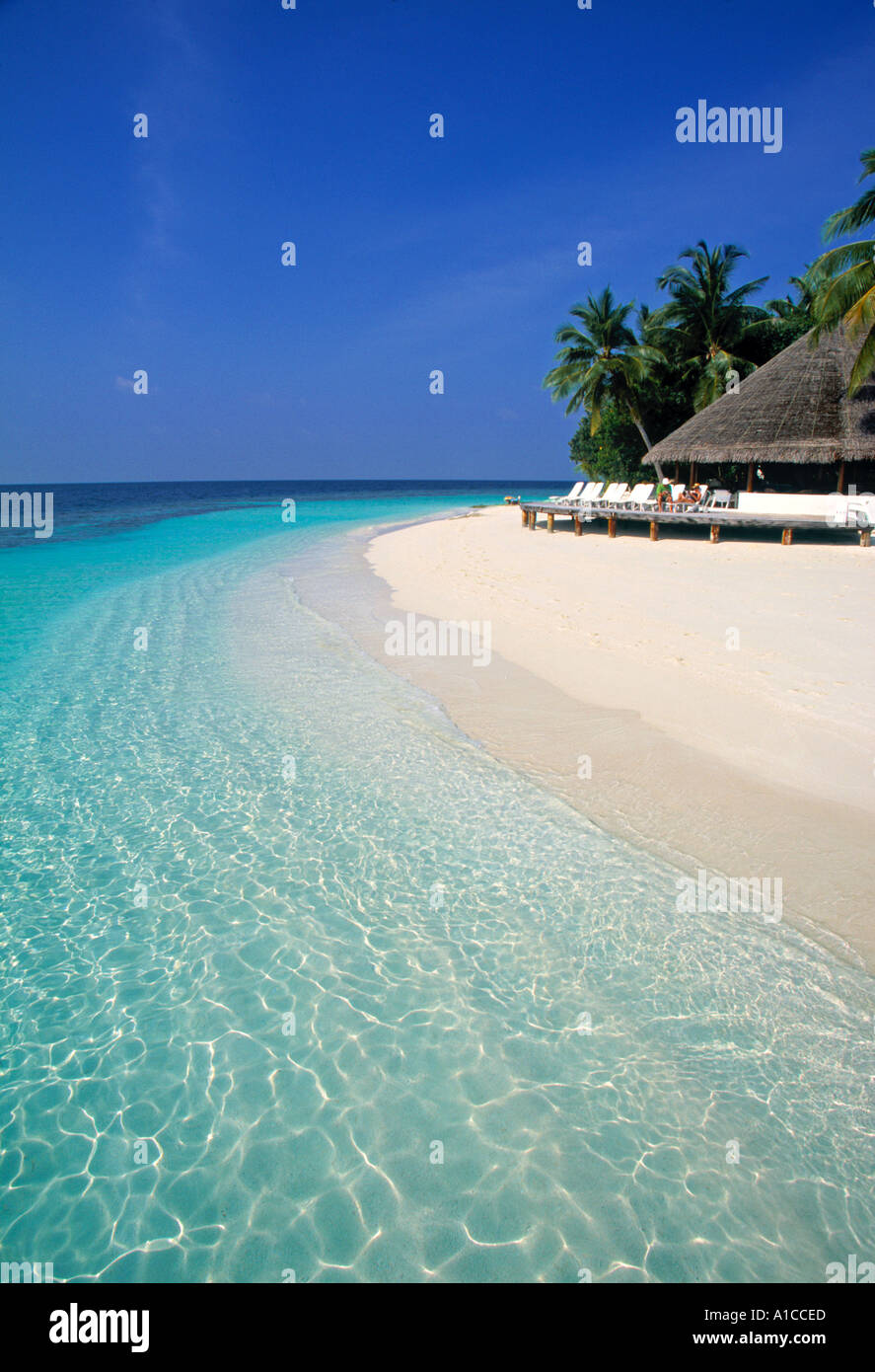 Malediven, Indischer Ozean Stockfoto