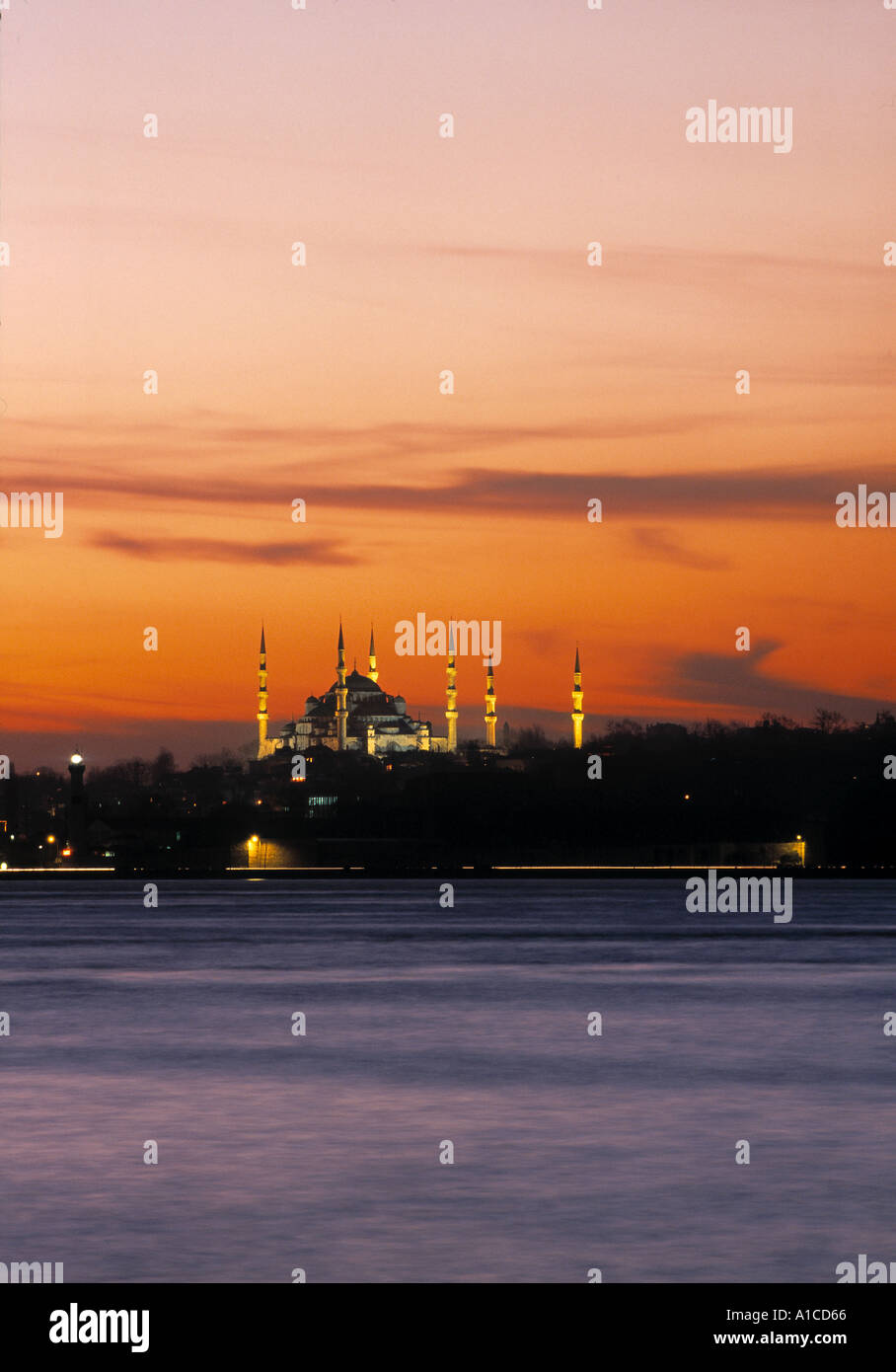 Blaue Moschee (Sultan-Ahmed-Moschee), Istanbul, Türkei Stockfoto
