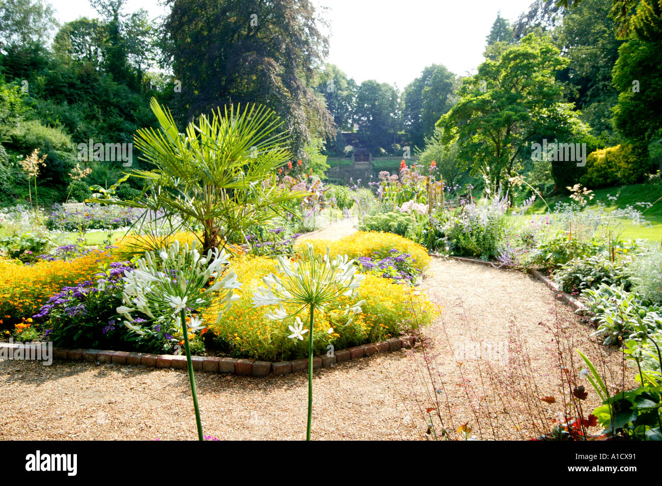 Viktorianischer Garten Norwich UK Stockfoto Viktorianischer Garten Norwich UK Stockfoto
