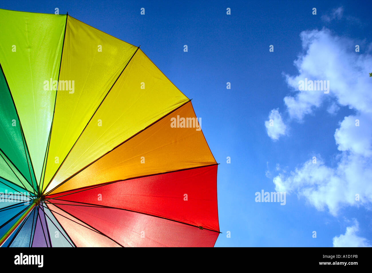 Bunten Regenschirm Stockfoto