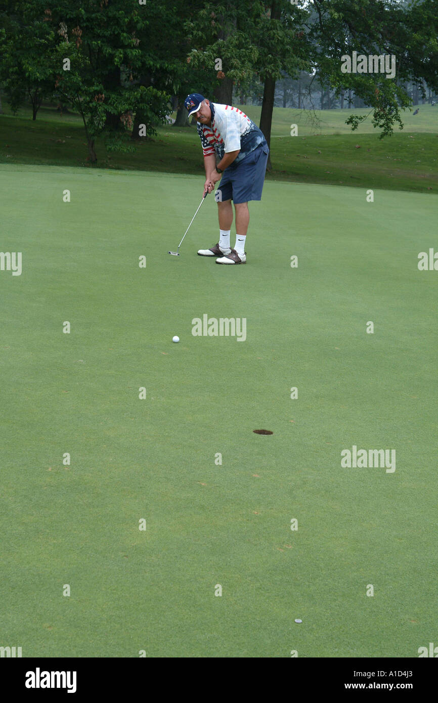 Golfspieler Stockfoto