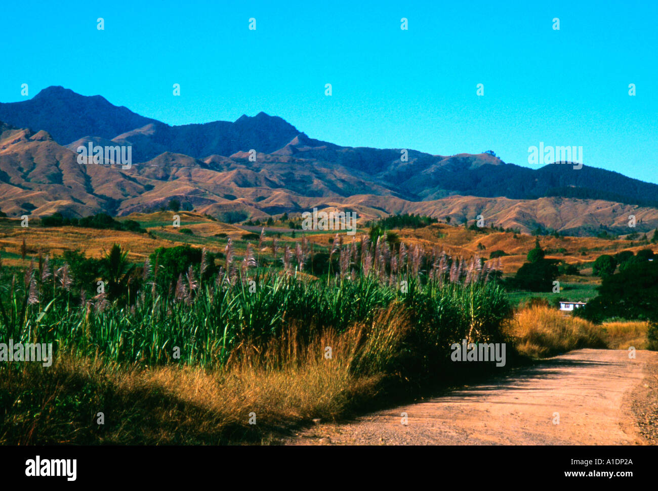 Dramatische Landschaft im Nausori-Hochland in Fidschi Stockfoto