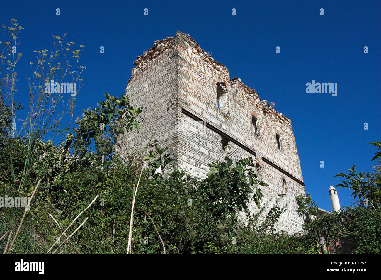 Die Ruine der Despot slawischen Festung In Melnik, Bulgarien Stockfoto