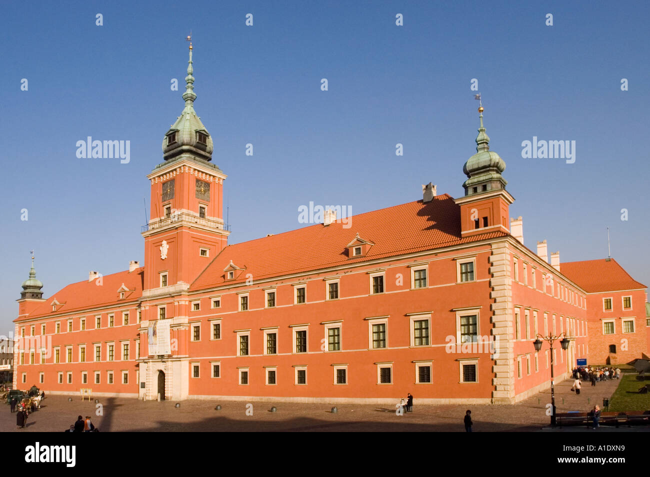 Fassade Schloss alte Königsstadt Mazowieckie Masowien Warschau Stockfoto