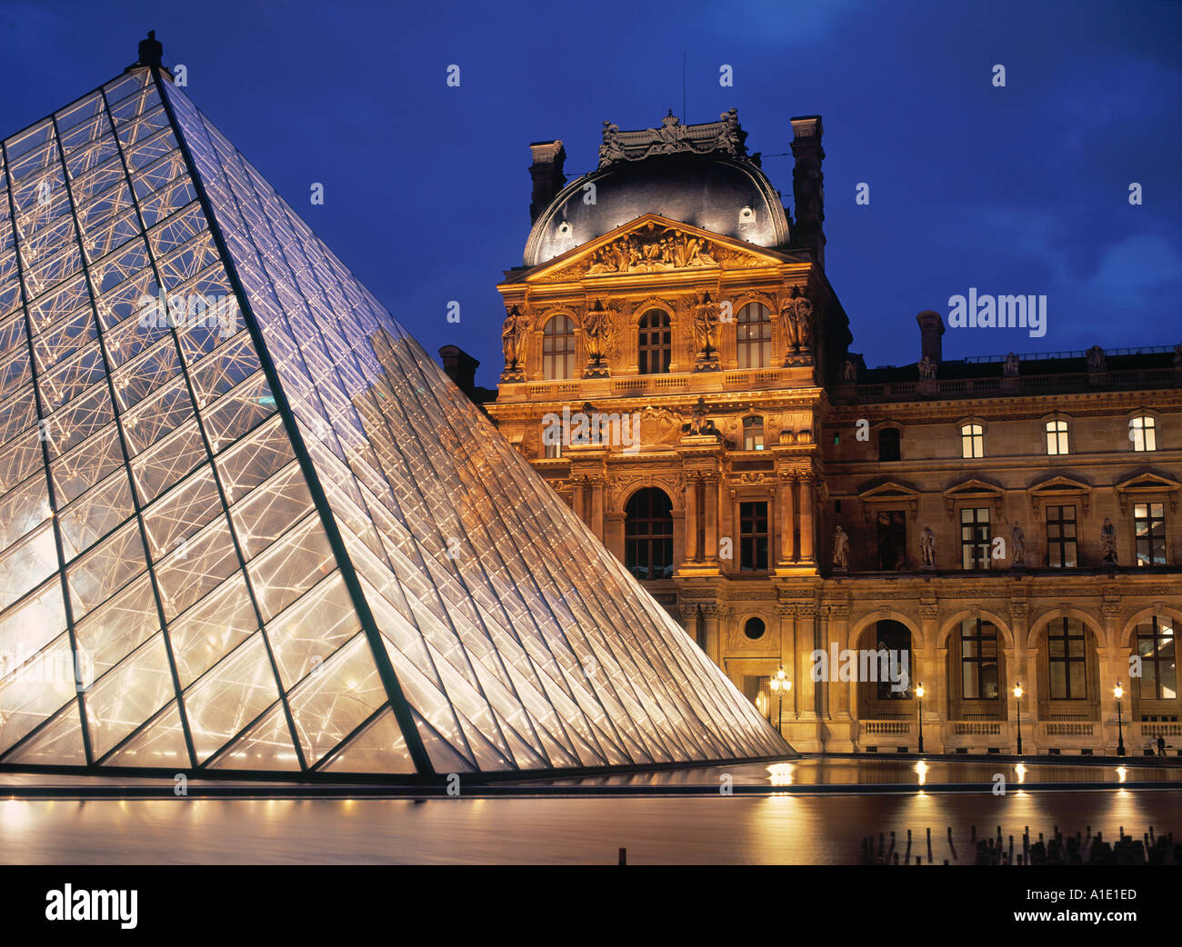 Le Louvre, Paris, Frankreich Stockfoto