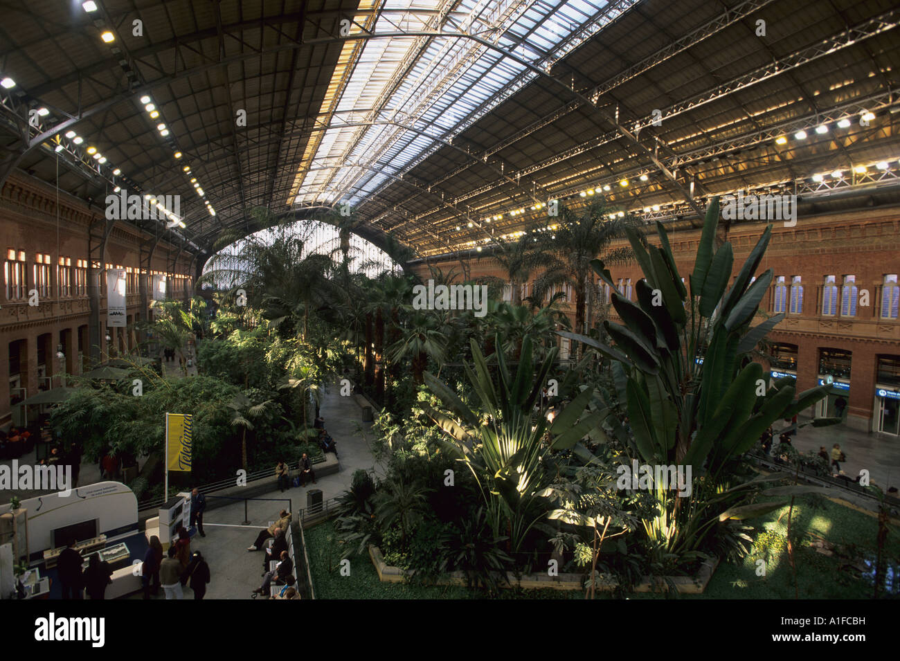 Atocha Bahnhof Madrid-Spanien Stockfoto