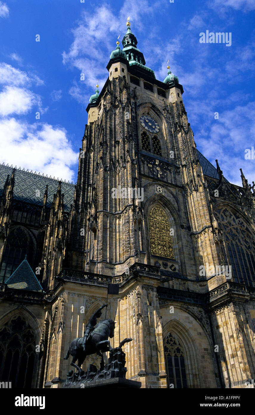 Kathedrale von Saint Vito Prag West Böhmen Tschechien Stockfoto