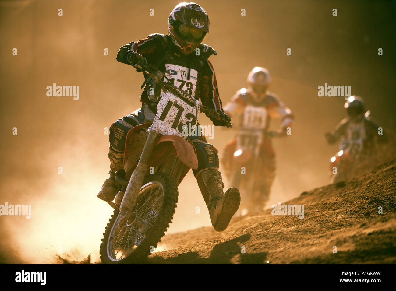 Rennen in Lake Elsinore Grand Prix Lake Elsinore Riverside County Kalifornien Vereinigte Staaten Stockfoto