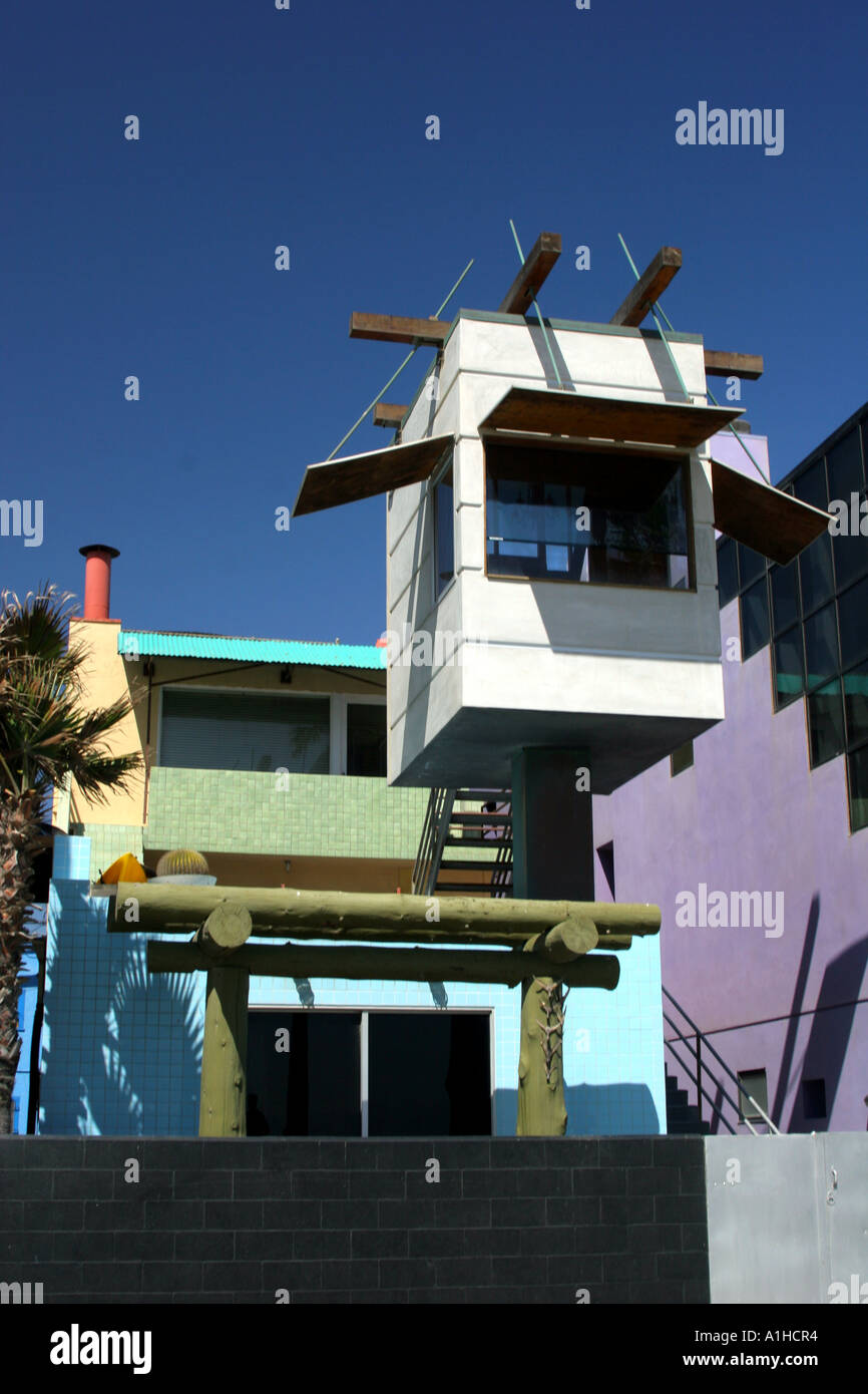 Venice Beach House von Architekt Frank O Gehry 1986 Venedig Kalifornien USA Stockfoto