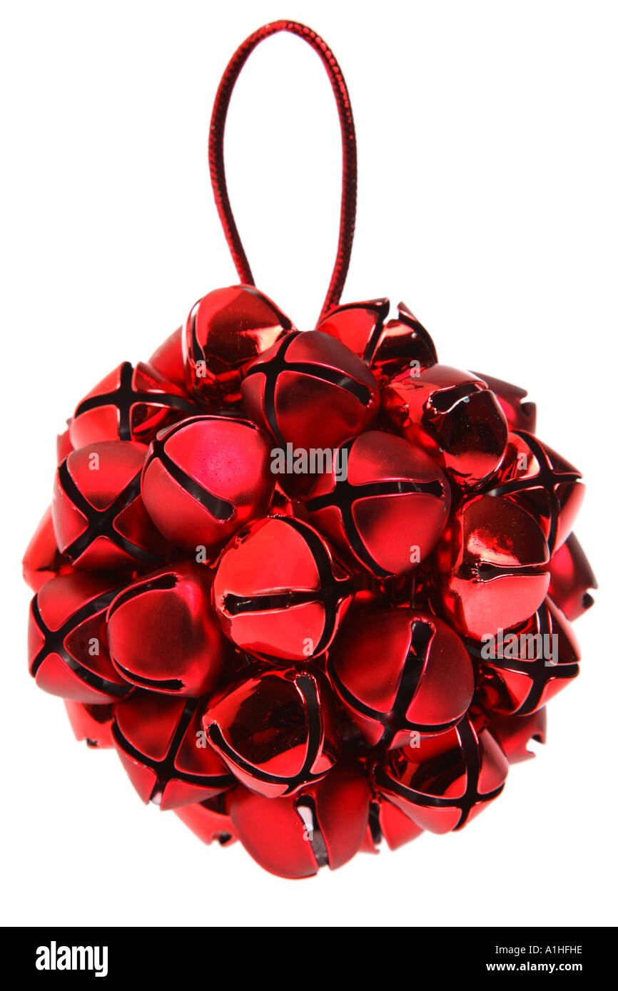 Jingle Bell Ball ornament Stockfoto