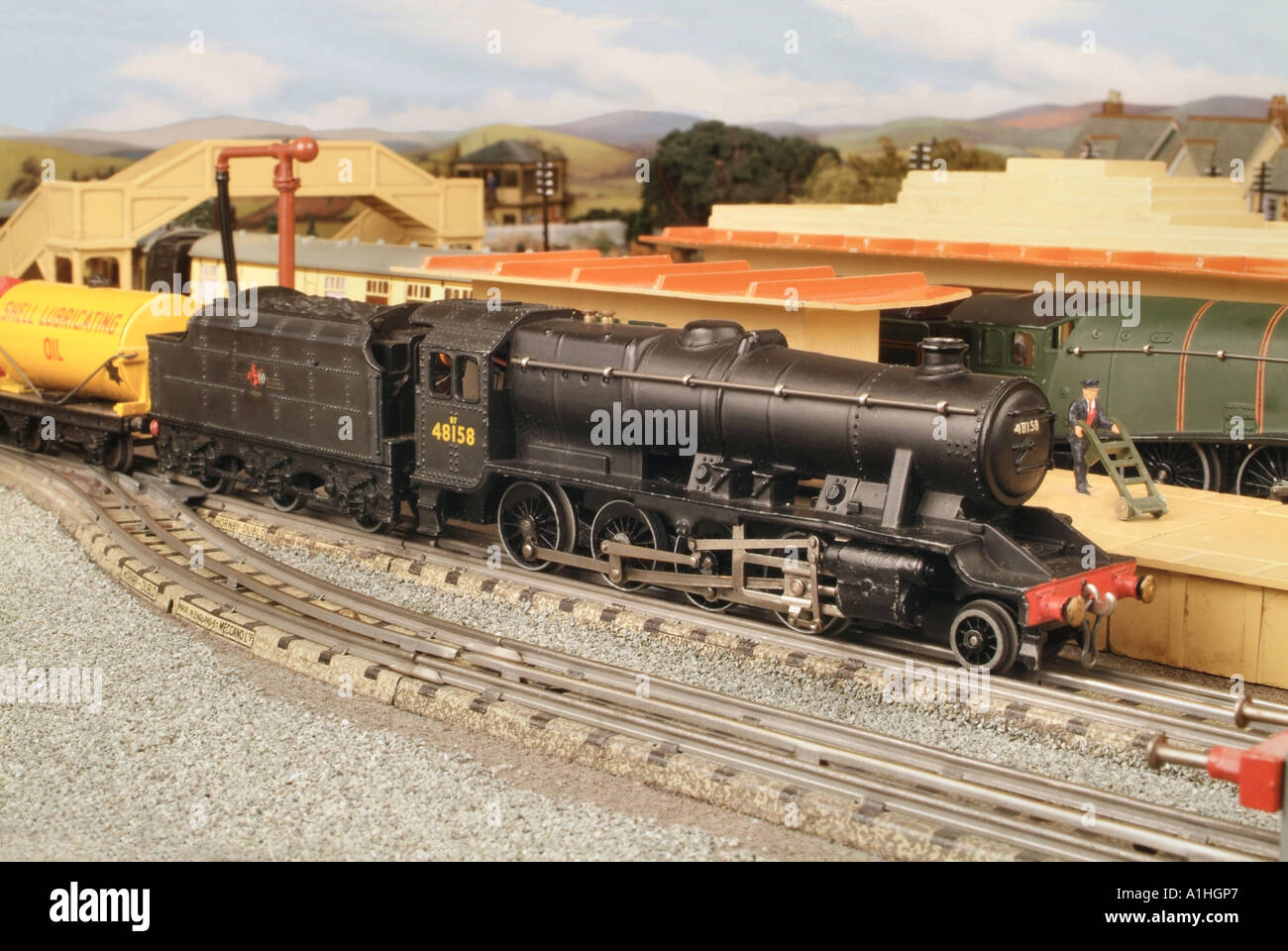 Hornby Dublo Stanier 8F 2-8-0 Stockfoto