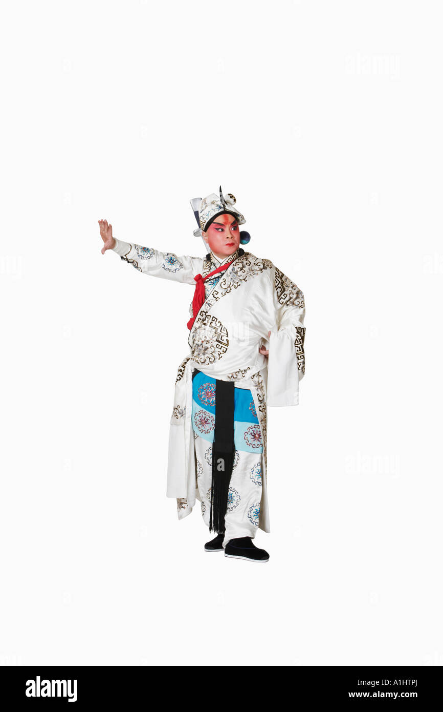 Reifer Mann in traditioneller Kleidung Stockfoto