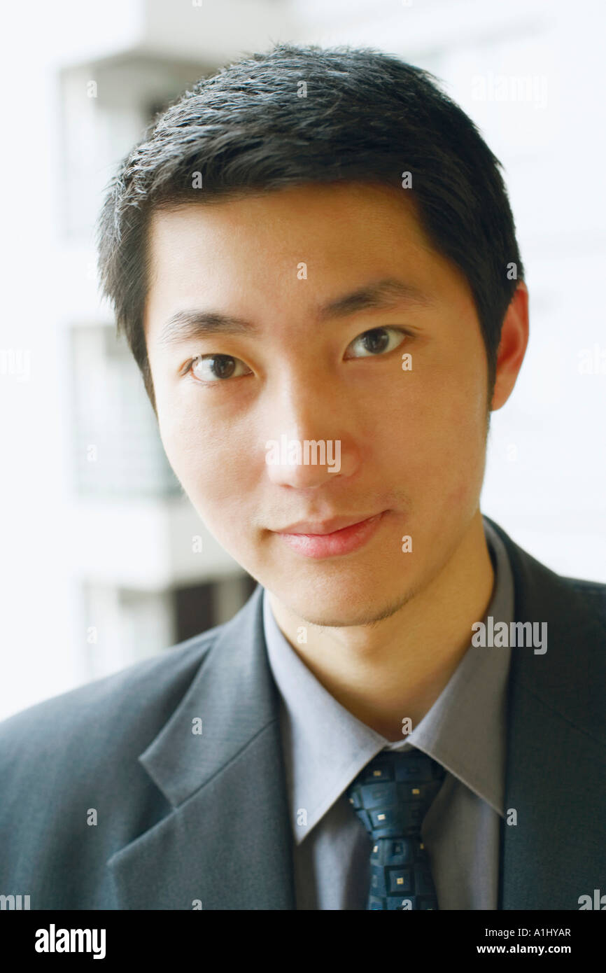 Porträt eines Kaufmanns Stockfoto