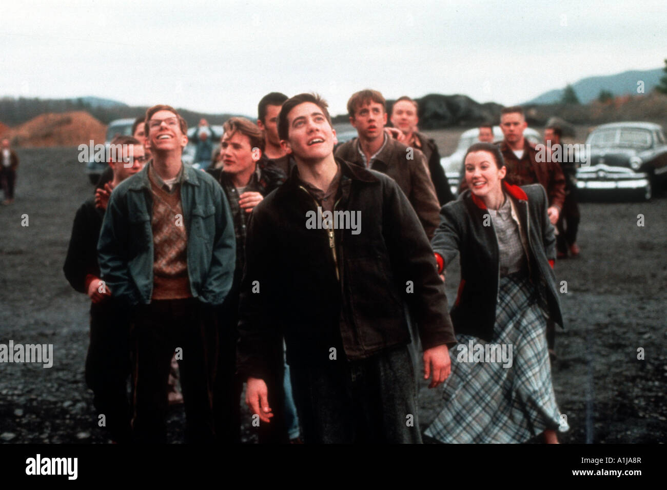 Oktober Himmel Jahr 1999 Regisseur Joe Johnston Jake Gillenhaal Chris Owen Chad Lindberg William Lee Scott Stockfoto