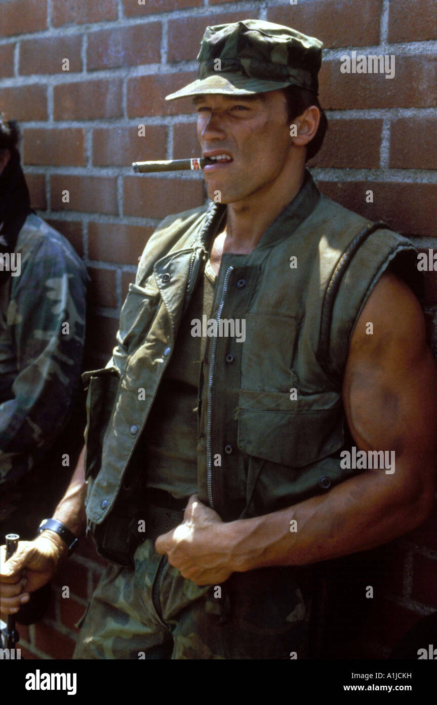 Commando Jahr 1985 Direktor Mark L Lester Arnold Schwarzenegger Stockfoto