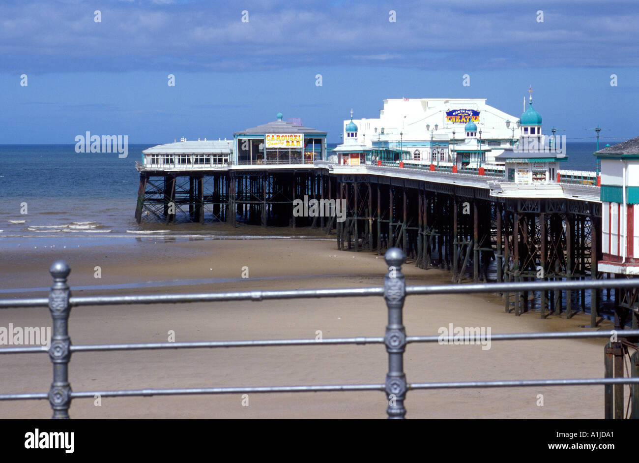 North Pier Blackpool UK Stockfoto