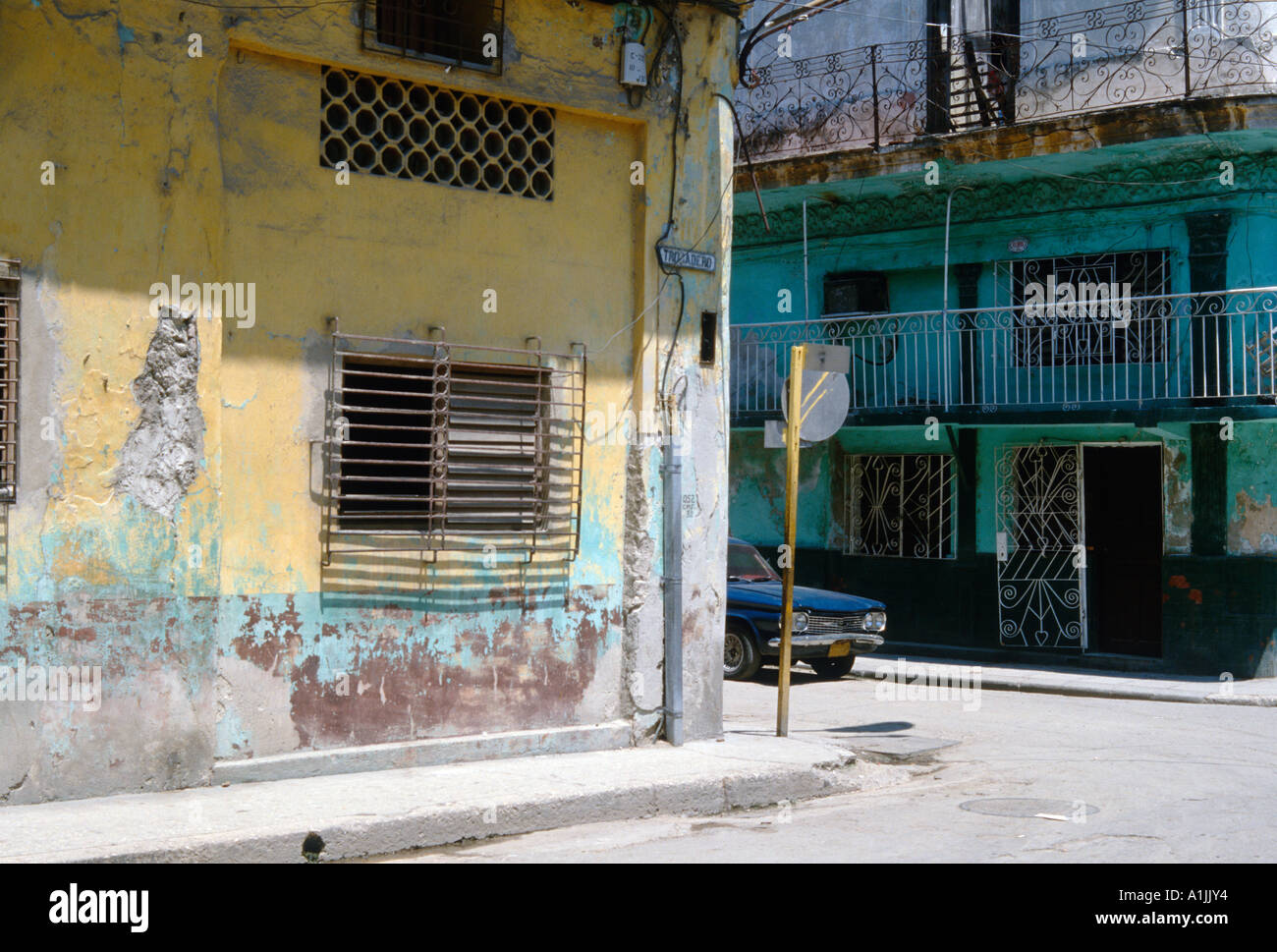 Havana Cuba Street Szene Centro Havanna Stockfoto