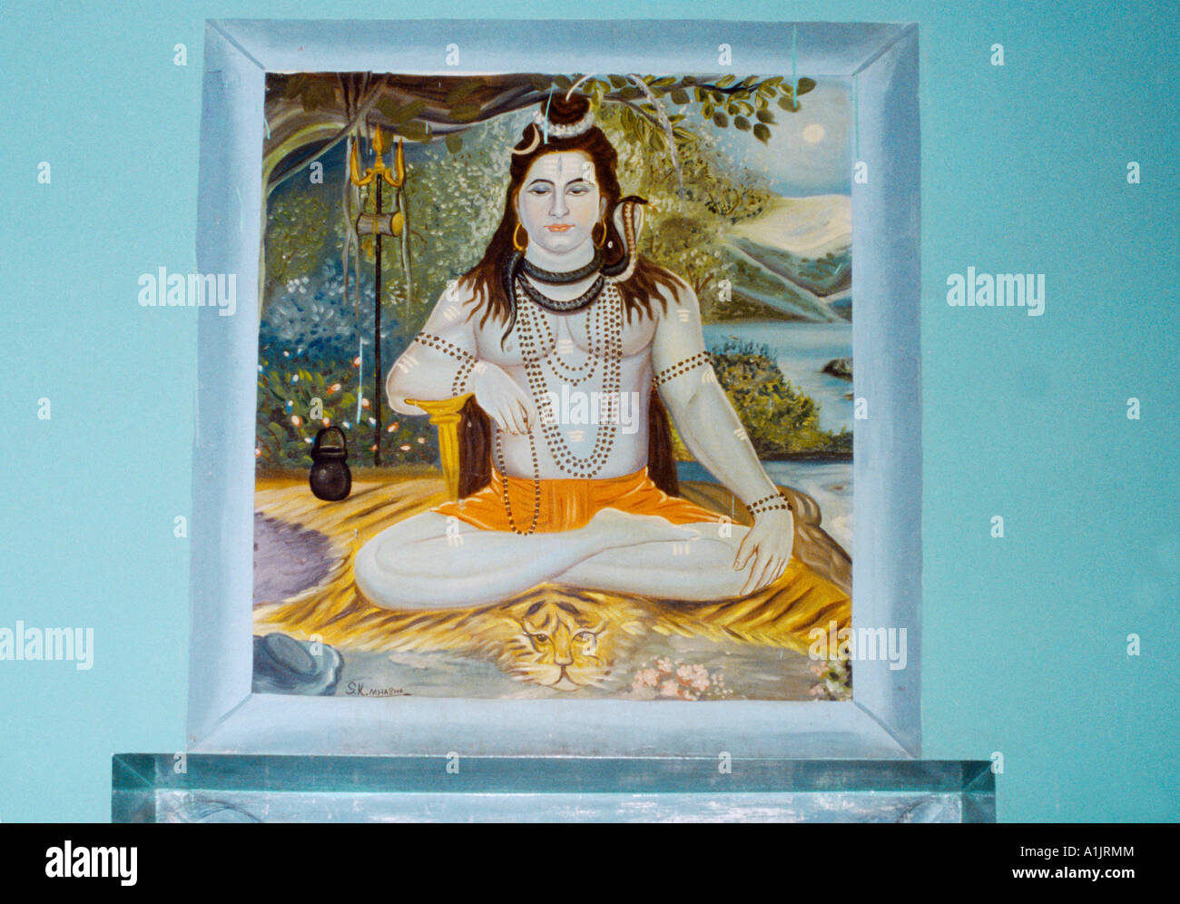 Amritsar Indien Langa Wali Devi Shiva Stockfoto