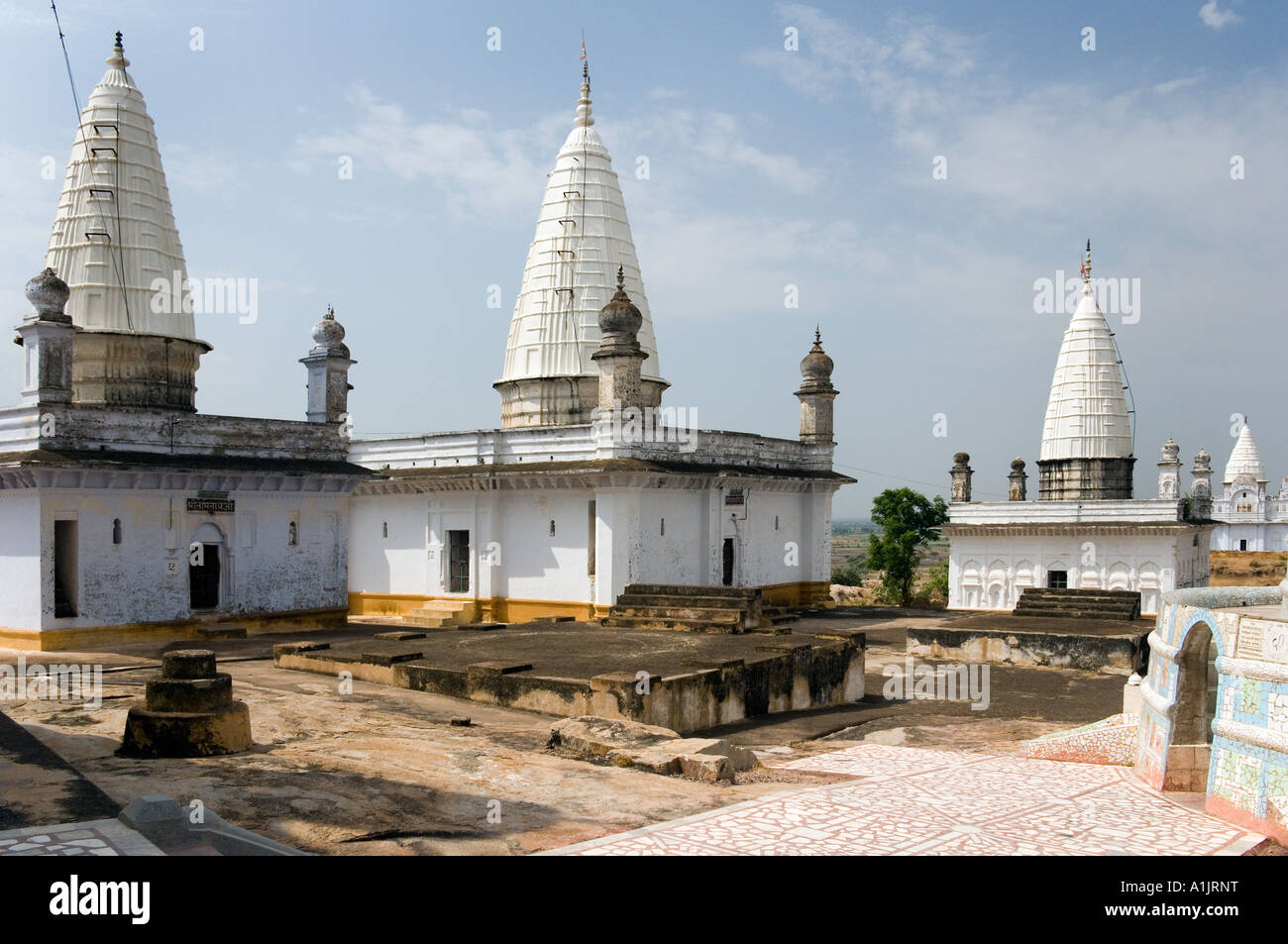 Sonagiri im Bereich Bundelkhand Madhya Pradesh Region von Indien. Es gibt 77 Jain-Tempel in Sonagiri. Stockfoto