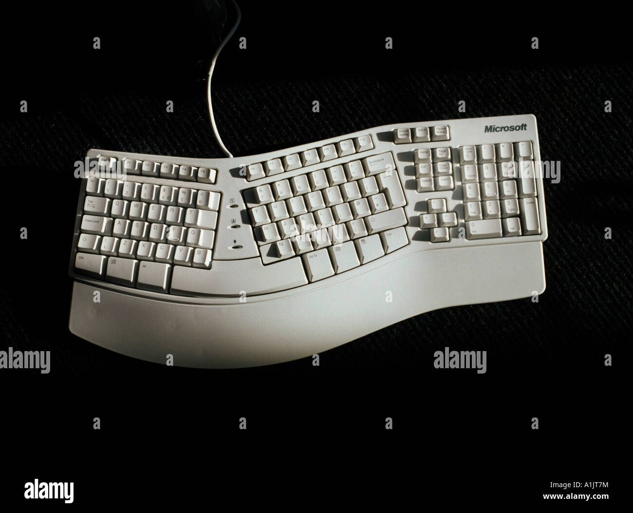 Ergonomische Tastatur Stockfoto