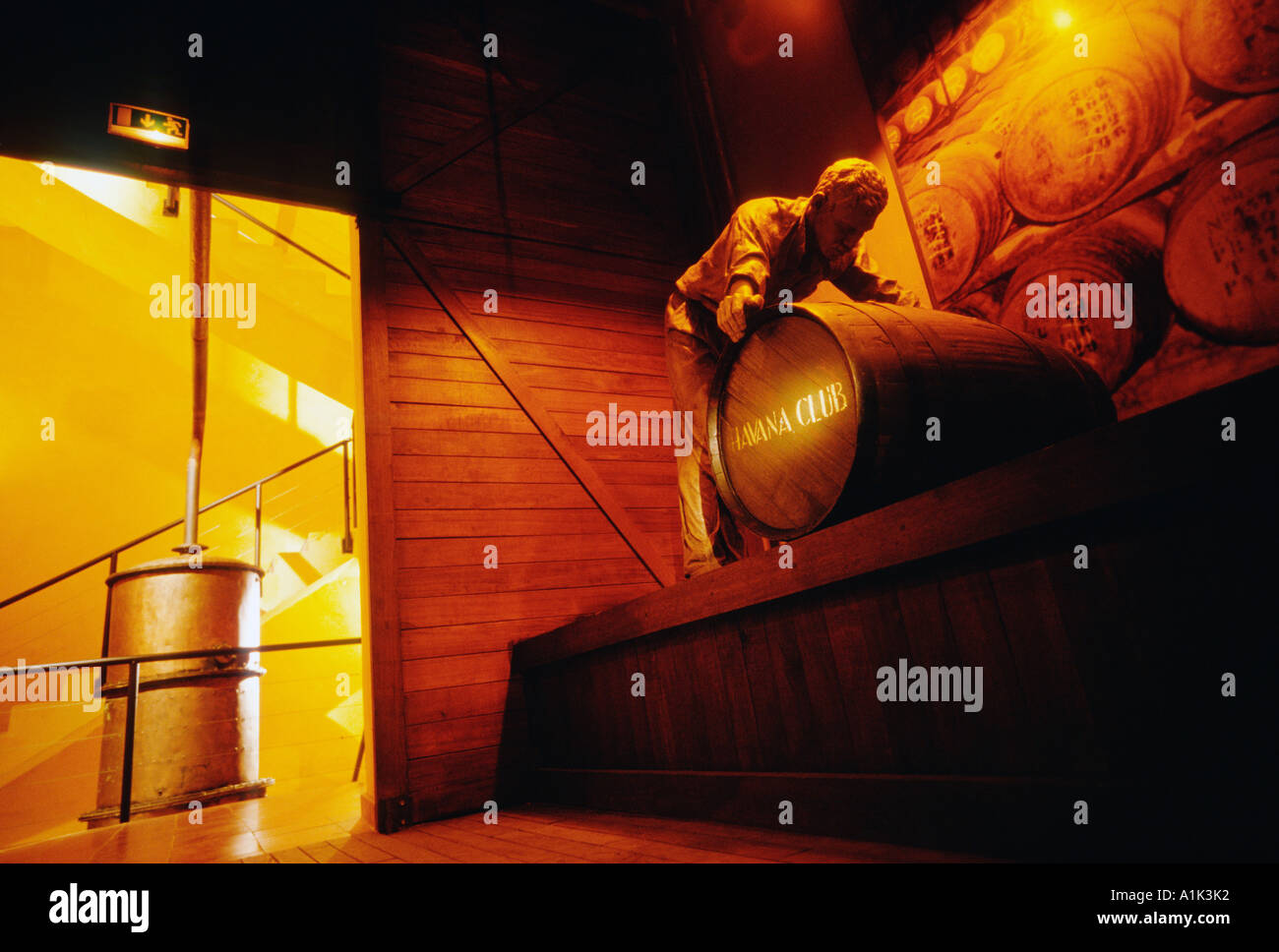 Havanna-Kuba-Ausstellung im Museo del Ron Fundacion Havana Club Stockfoto