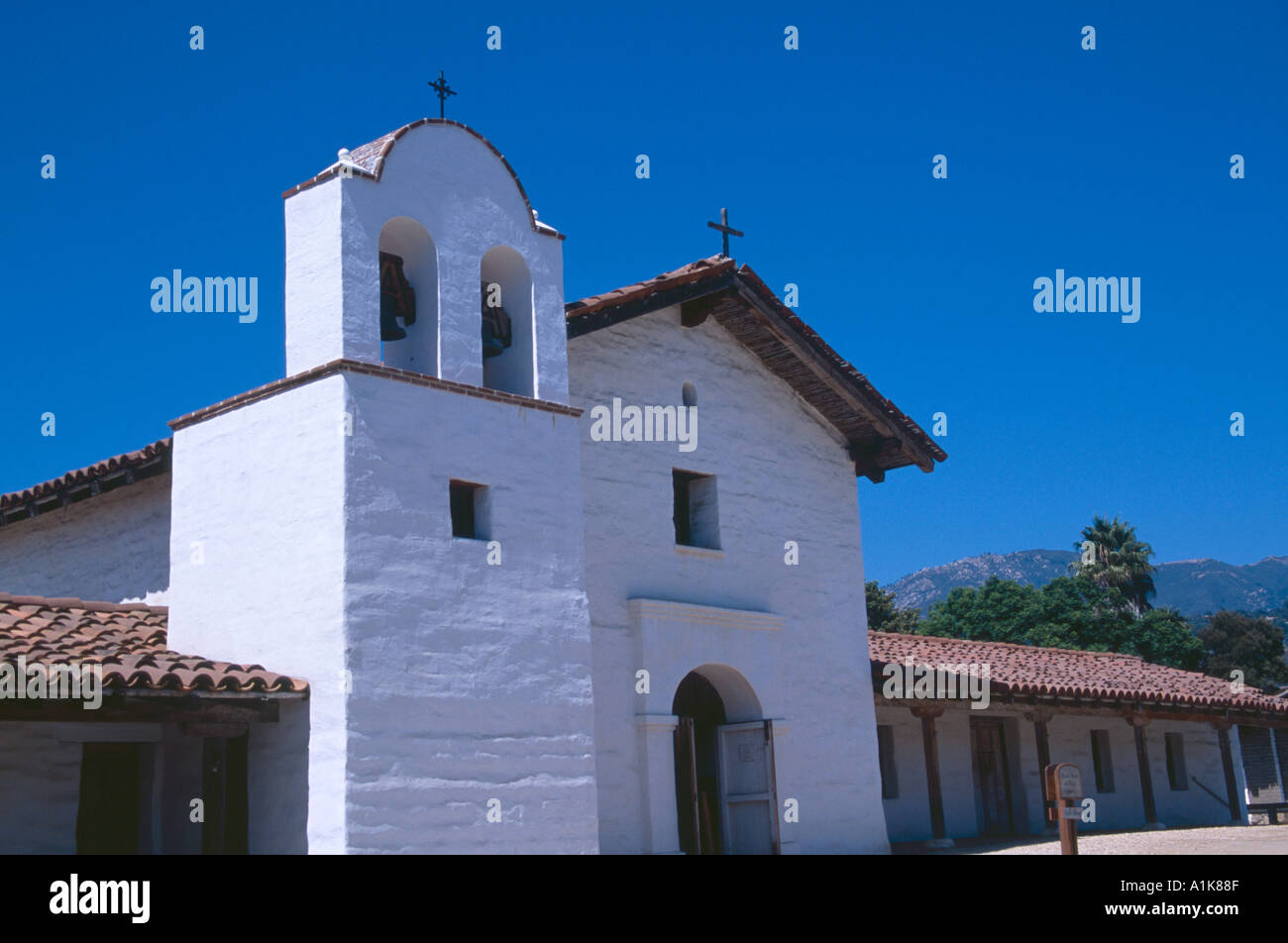 El Presidio de Santa Barbara Santa Barbara Kalifornien USA Stockfoto