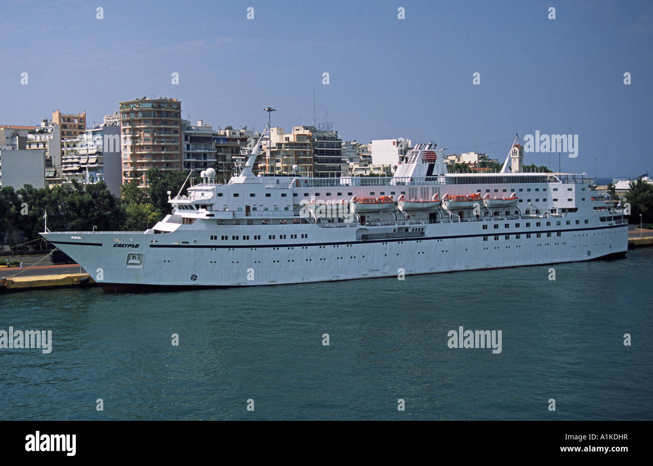 Calypso griechisch-zypriotischen Louis Cruise Lines Kreuzfahrtschiff in Piräus Stockfoto