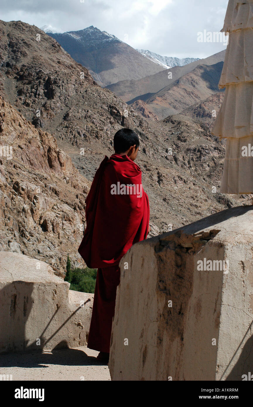 Indien-Ladakh Region Bundesstaat Jammu und Kashmir Nimu Kloster Stockfoto