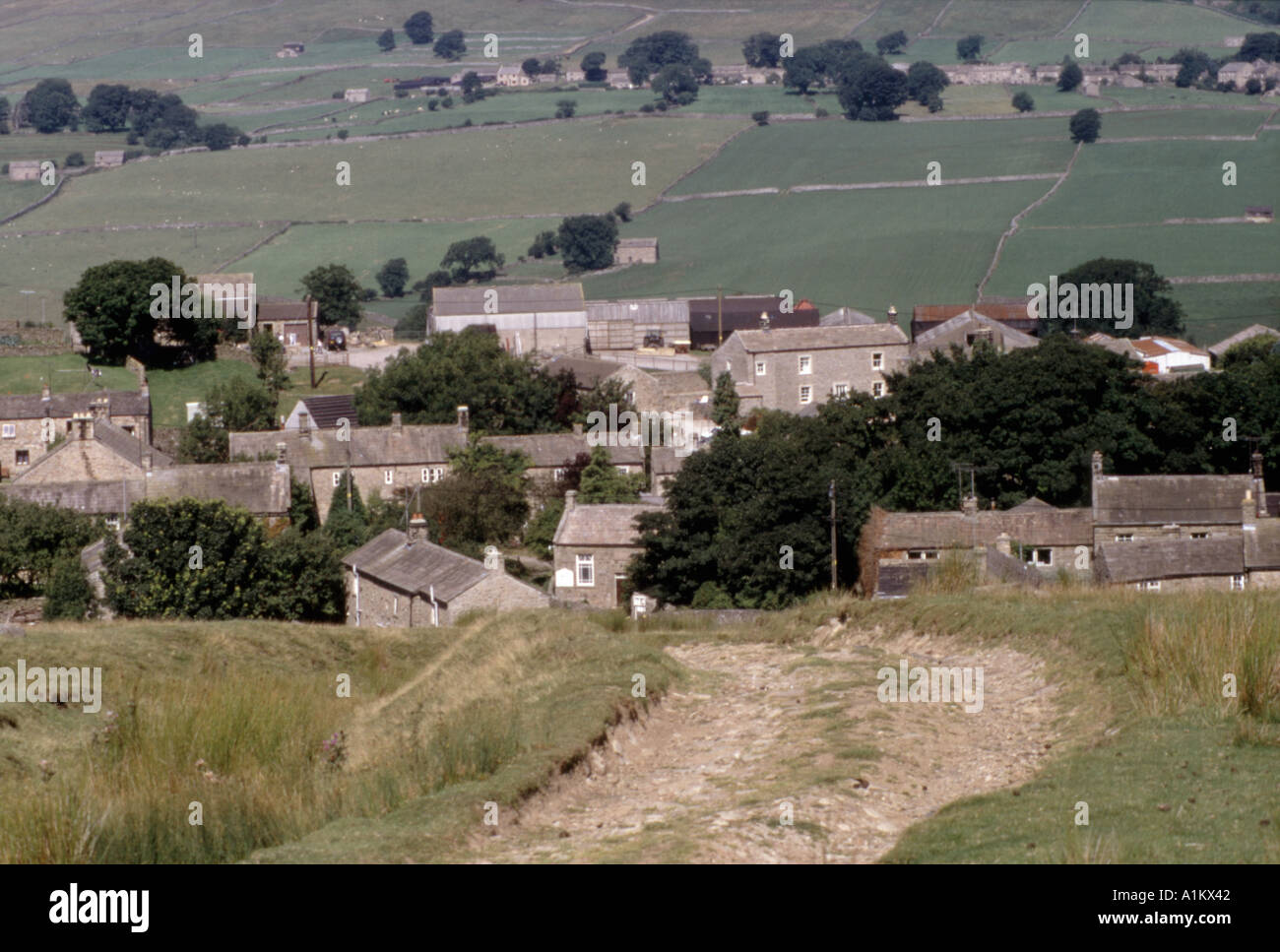 Offenland in North Yorkshire England Stockfoto