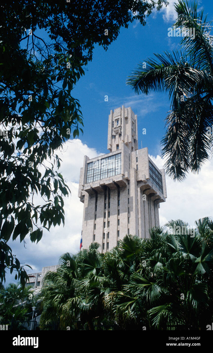 Havanna Kuba der russischen Botschaftsgebäude Vedado Stockfoto