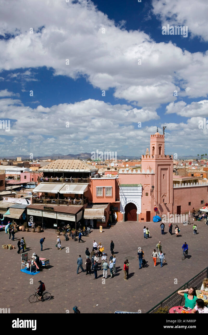 Jemma el Fna Platz, Marrakash, Marokko Stockfoto