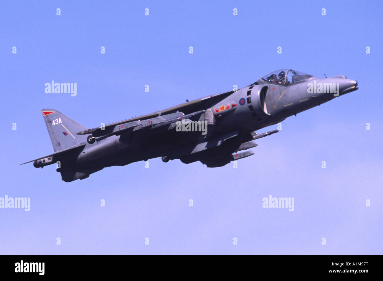 BAe Harrier GR7 jump Jet von der RAF Betrieben auf Anzeige in Fairford RIAT. Stockfoto