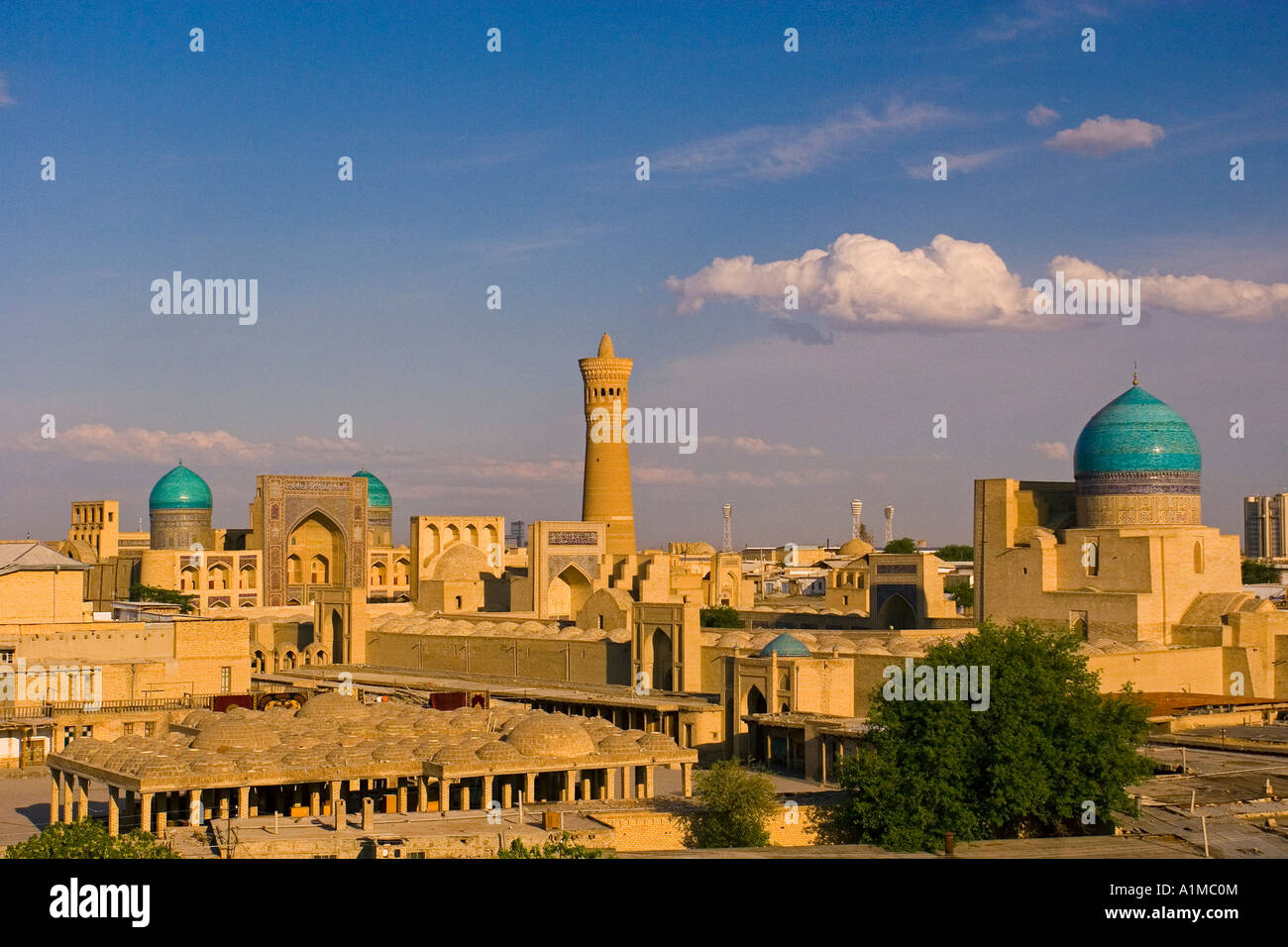 Buchara von The Ark Festungswällen, Buchara, Usbekistan Stockfoto