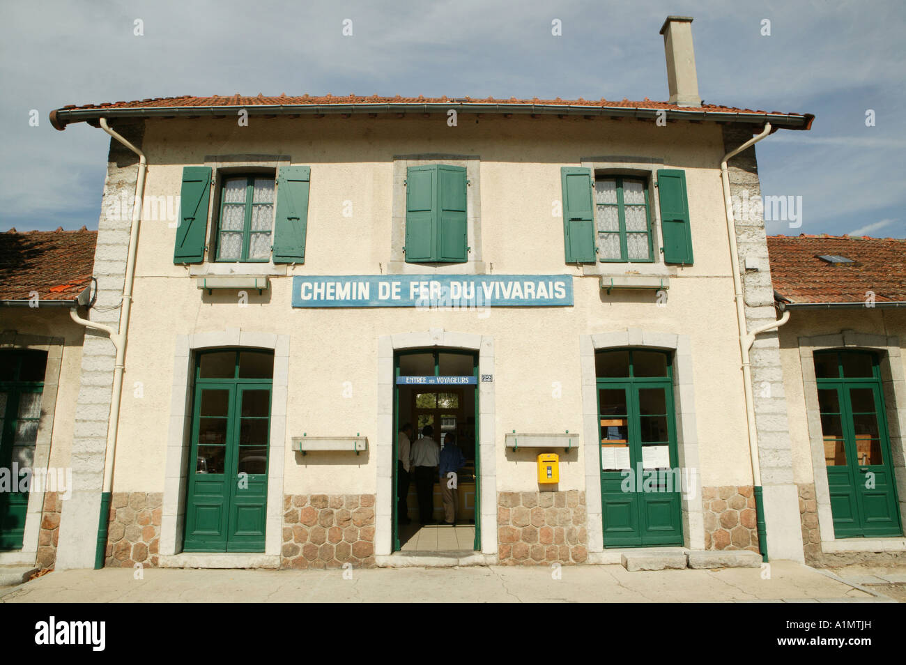 Francia, französischen Bahnhof, Bahn, Eisenbahn, Transport, Teleferic, Frankreich, Französisch, Bahnhof, Bahn, Eisenbahn Stockfoto