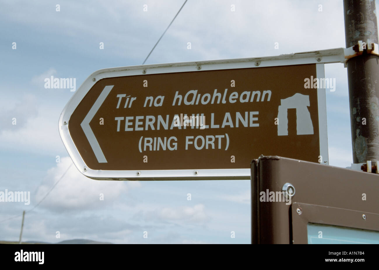 Teernahillane Ring Fort Castletownbearhaven Co Cork Irland V643460 Stockfoto