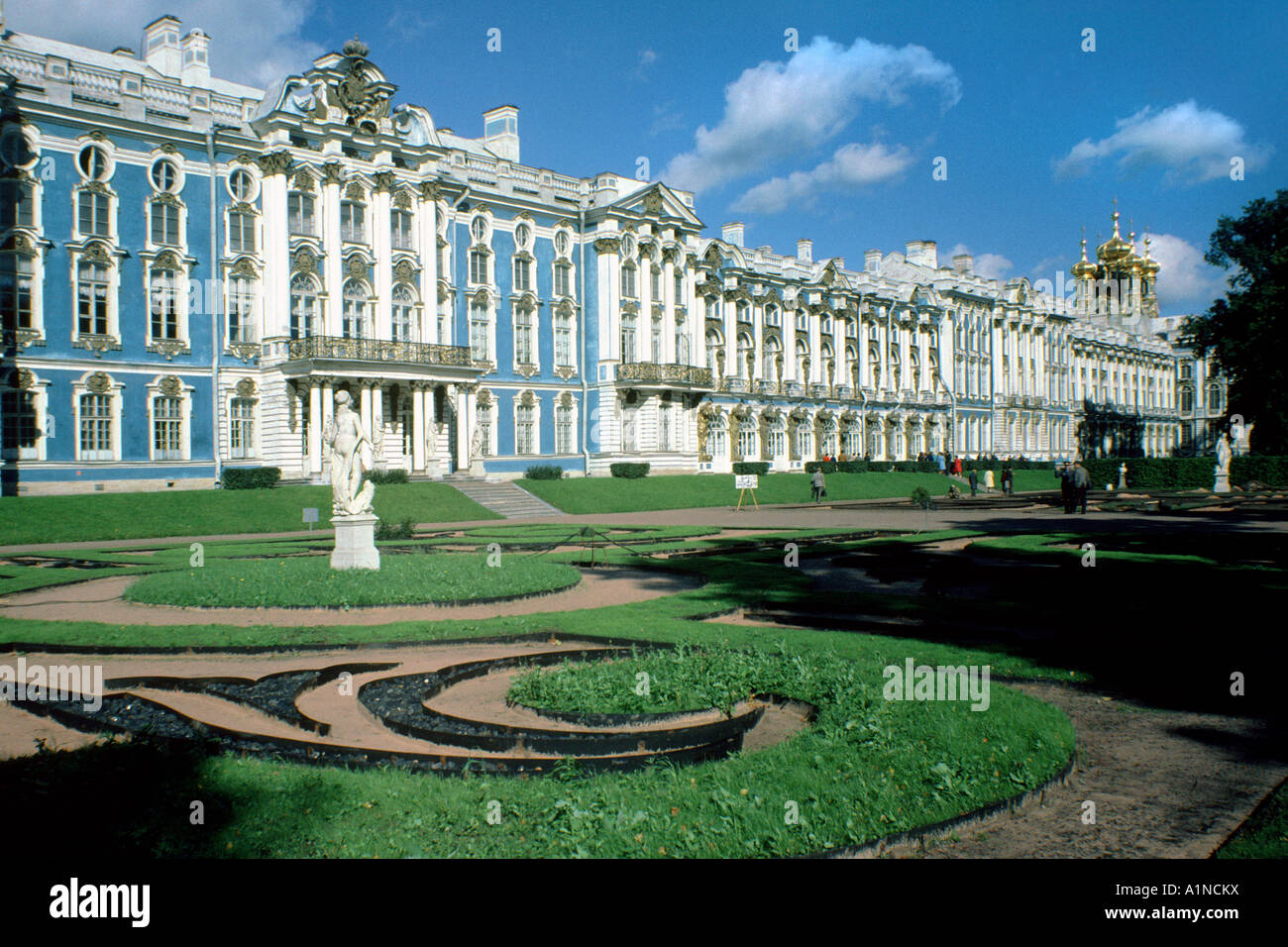 Katharinenpalast, Puschkin, St Petersburg, Russland Stockfoto