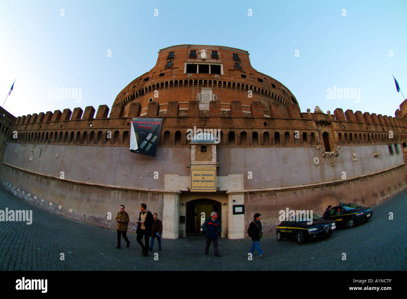 Castel Sant' Angelo Vaticano Lungotevere Orte Destinationen Rom Roma römische Italien italienische Italia Italiano Reisen Tourismus co Stockfoto