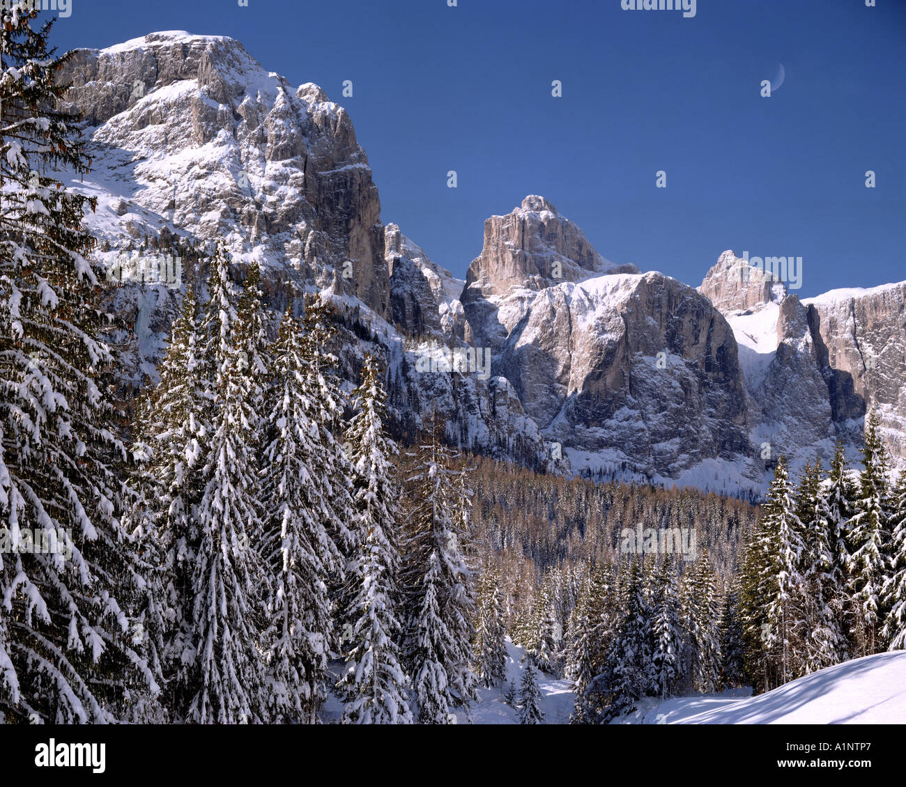 ES - Dolomiten: Sella-Berge Stockfoto