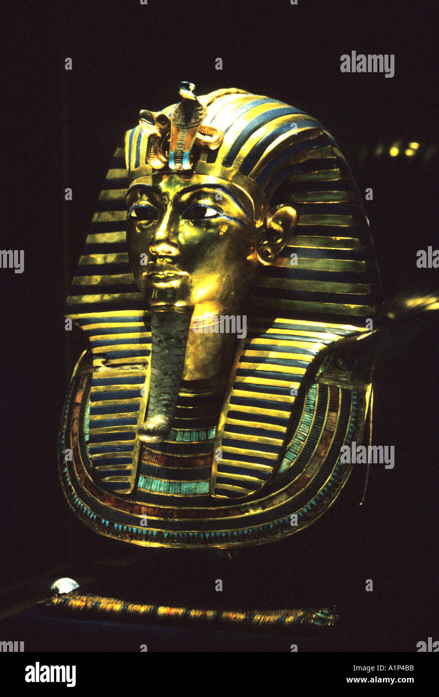 Goldmaske des Tutanchamun Kairo Ägypten Stockfoto