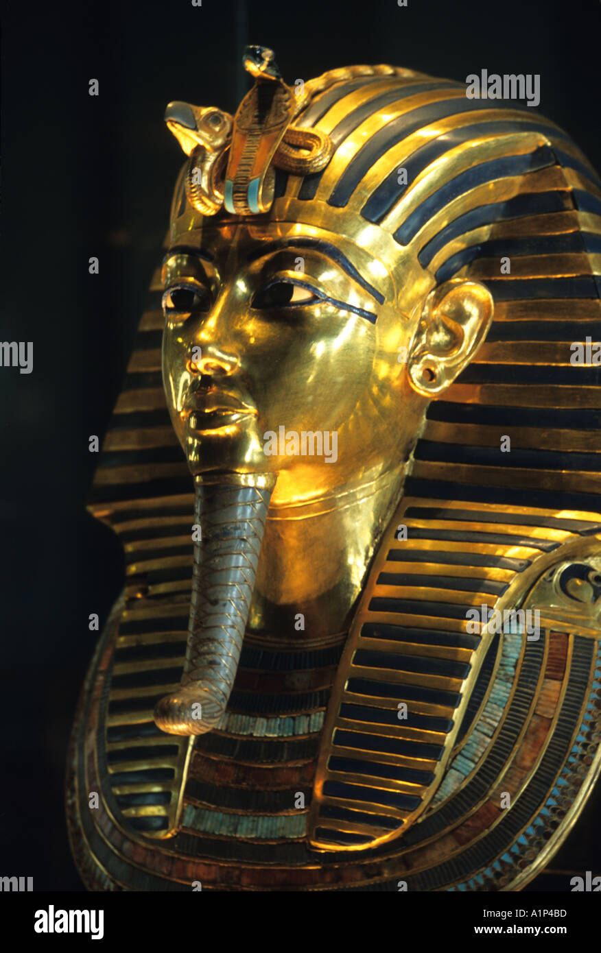 Goldmaske des Tutanchamun Kairo Ägypten Stockfoto