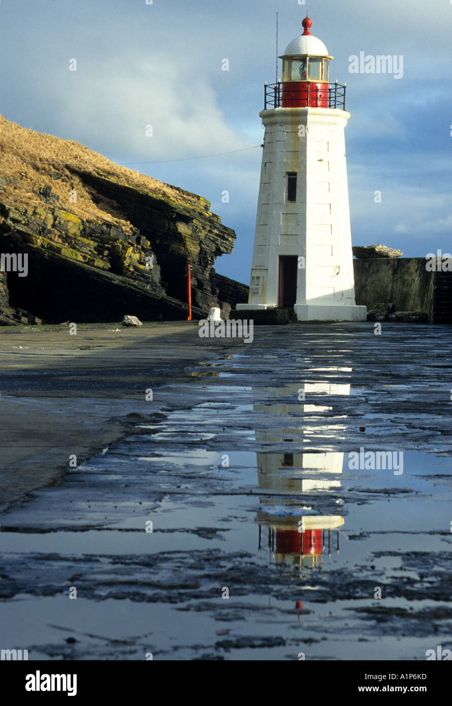 Lybster Leuchtturm Highlands Schottland Stockfoto