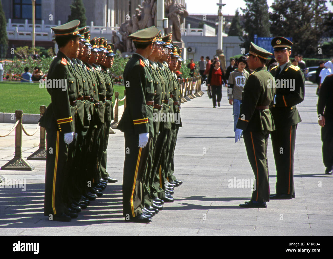Platz des himmlischen Friedens Beijing Peking China chinesische asiatische asiatische Asien Stockfoto