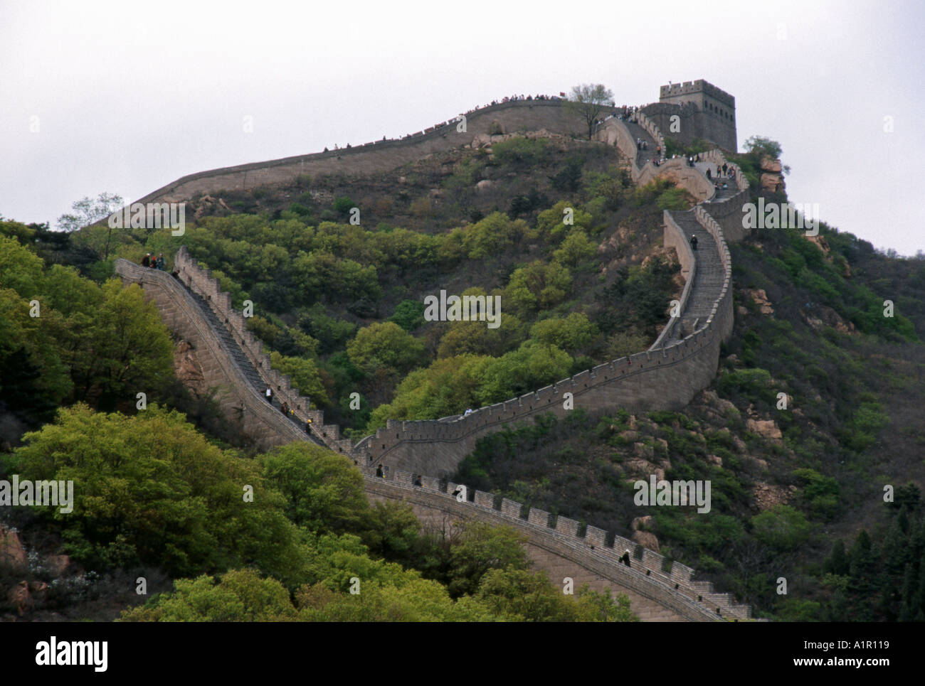 Great Wall North Pass Juyongguan Badaling UNESCO Welt Erbe Website Beijing Peking China chinesische asiatische asiatische Asia Stockfoto